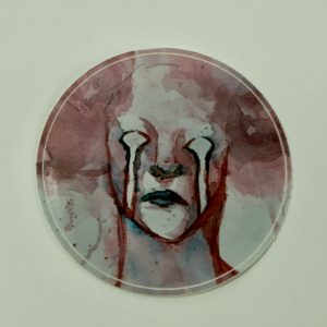 head in the clouds sticker